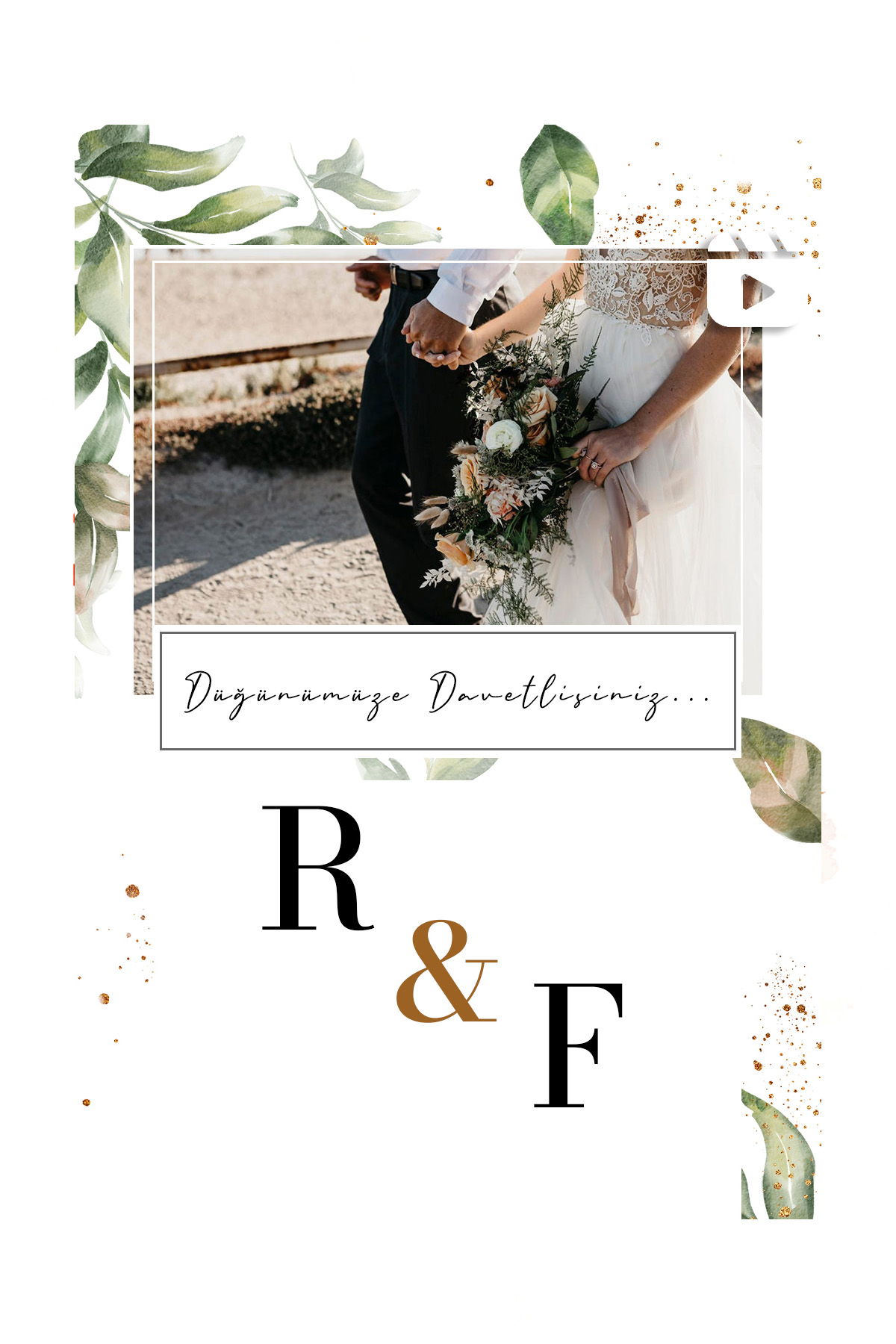 Fotoğraf Eklenebilir Davetiye