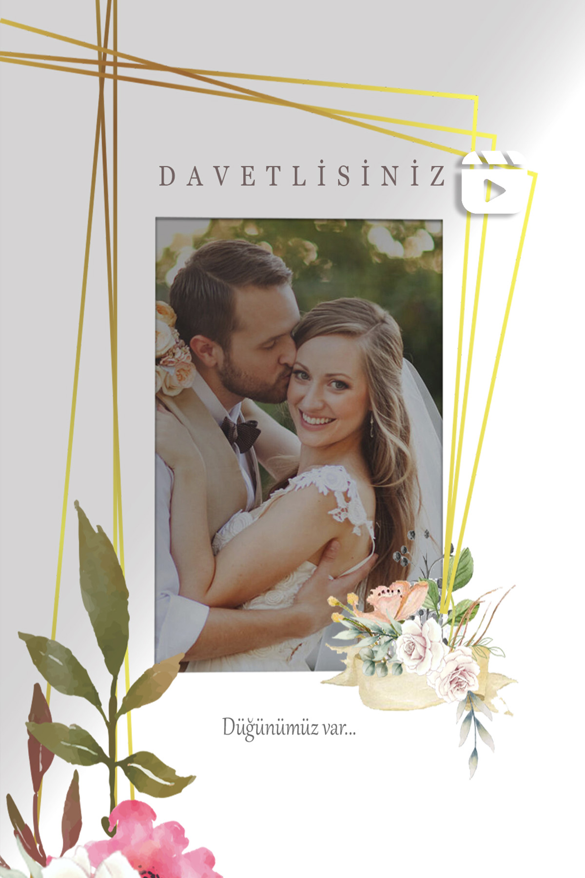 Fotoğraflı Video Davetiye