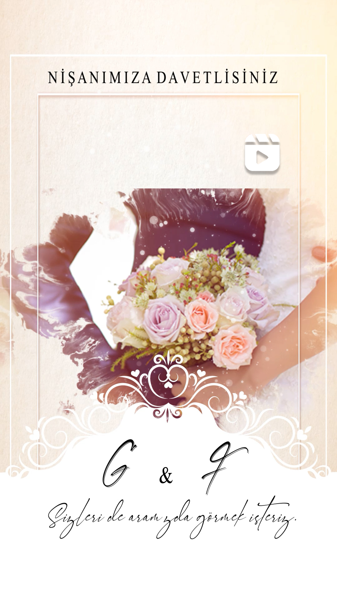 Fotoğraf Eklenebilir Davetiye