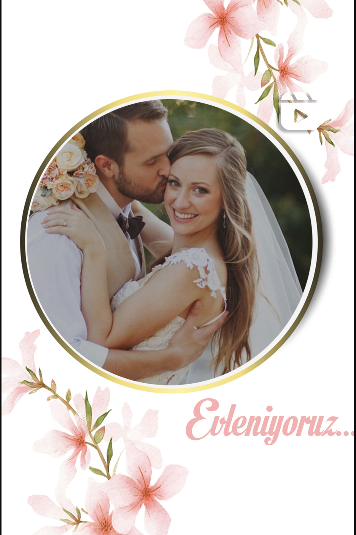 Fotoğraf Ekle Video Davetiye